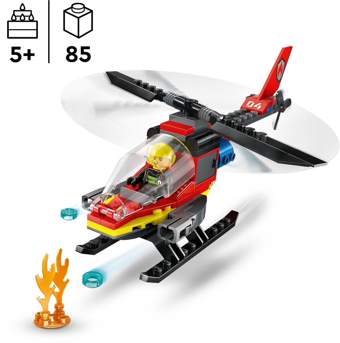 LEGO City Brandweerhelikopter - 60411 — afbeelding 12