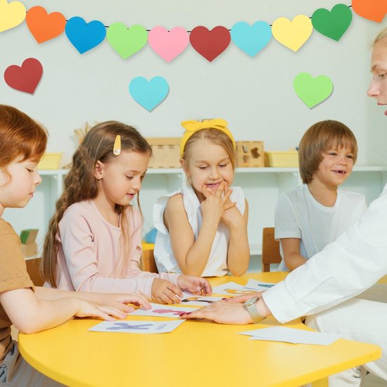 100 Stks/partij Dank U Romantische Roze Hart Papie... - Vicedeal