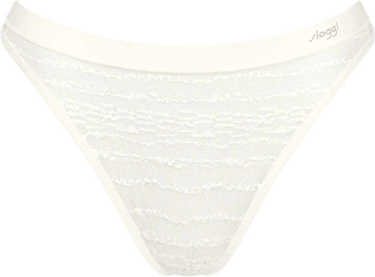 Sloggi FREE Evolve String Lace Dames Onderbroek - WIT