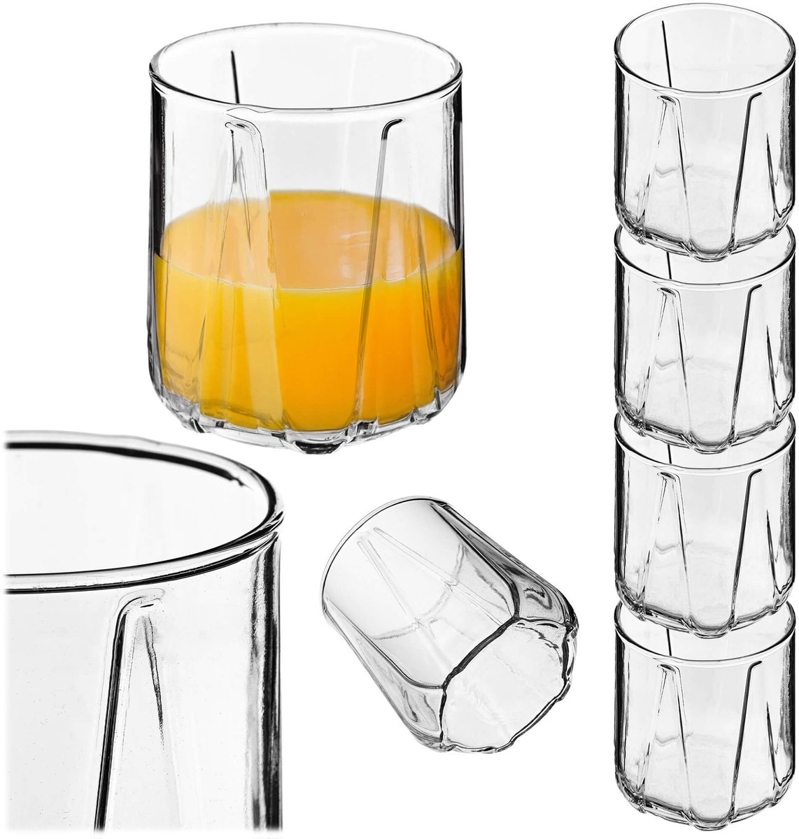 Molinella dranken- en drankglas 360 ml 4 st.