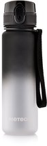 Meteor Sportfles 500 ml - Sportfles - zwart/wit, antislip, BPA-vrij, met maatverdeling