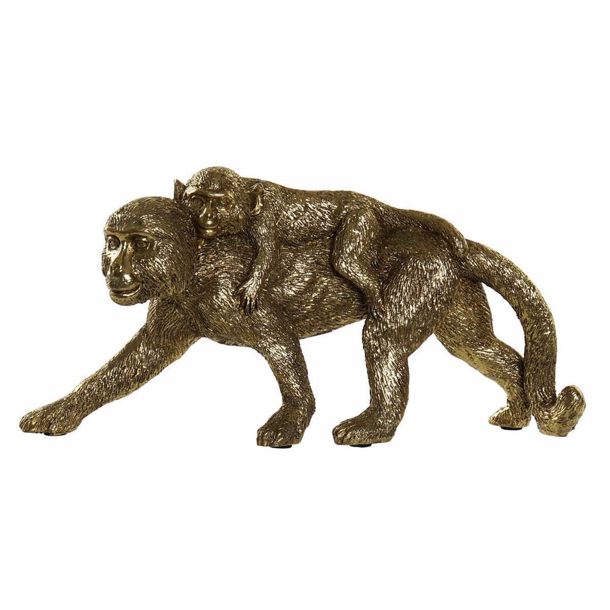 Decoratieve figuren DKD Home Decor Hars Aap (26 x 6 x 12 cm)