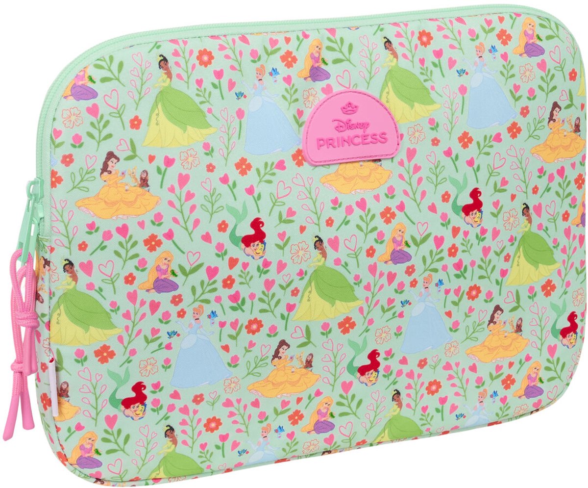 Laptophoes Disney Princess Bloom Groen Roze 15,6'' 39,5 x 27,5 x 3,5 cm