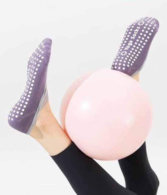 3 paar antislip yoga sokken voor dames - Yoga Pilates-sokken - antislip sokken - Meisjes antislipsokken - Vochtafvoerende vloersokken - Ademende sokken Fitness balletsokken - 36-40 — afbeelding 4