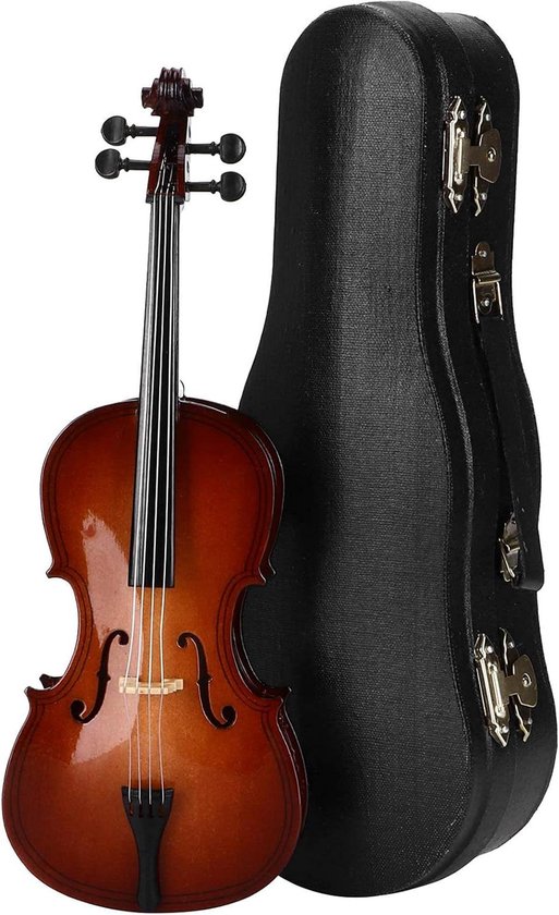D-Houten Miniatuur Gitaar Met Standaard En Koffer Mini Muziekinstrument Miniatuur Poppenhuis Model Ho D-Houten Miniatuur Gitaar Met Standaard En Koffer Mini Muziekinstrument Miniatuur Poppenhuis Model Ho