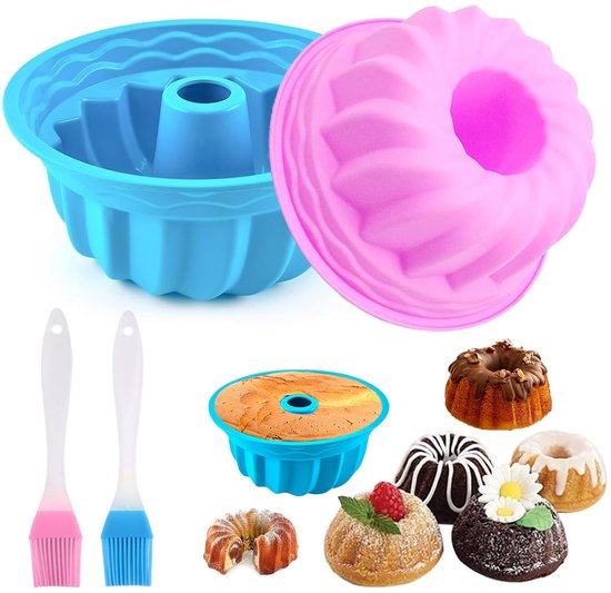 GOURMEO Rechthoekige siliconen bakvorm voor cake, brood