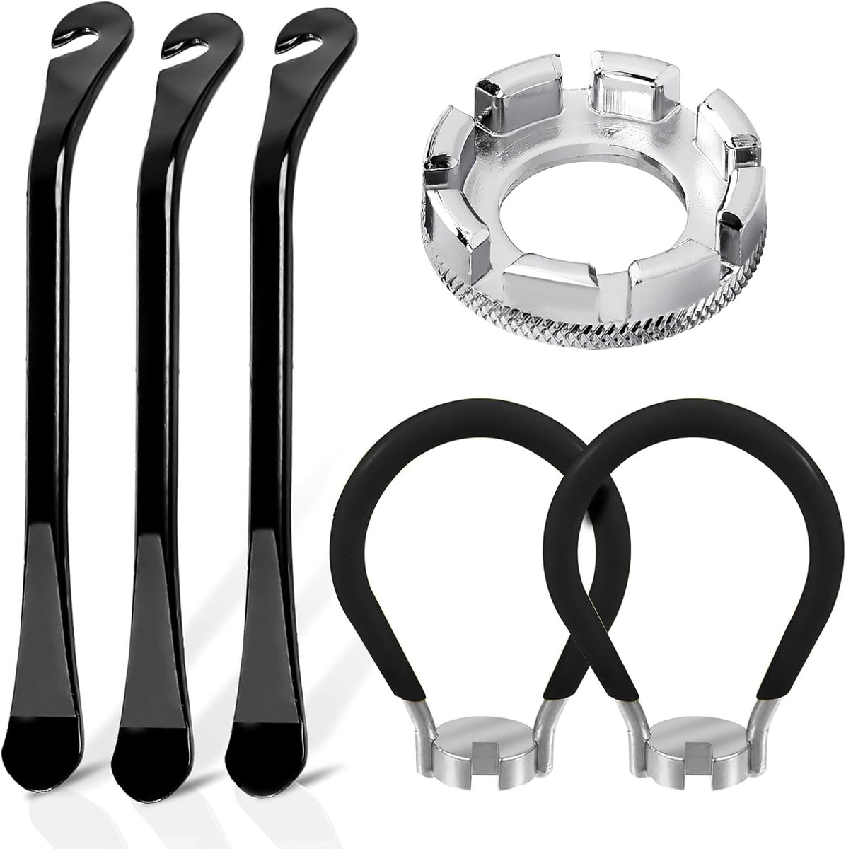 Spaaksleutel Fiets, Bandenlichter Fiets Metaal en 10-15 Universele Spaakspanner Stalen Nippelspanner Fietsgereedschap voor Onderhoud en Afstelling van Fietswielen