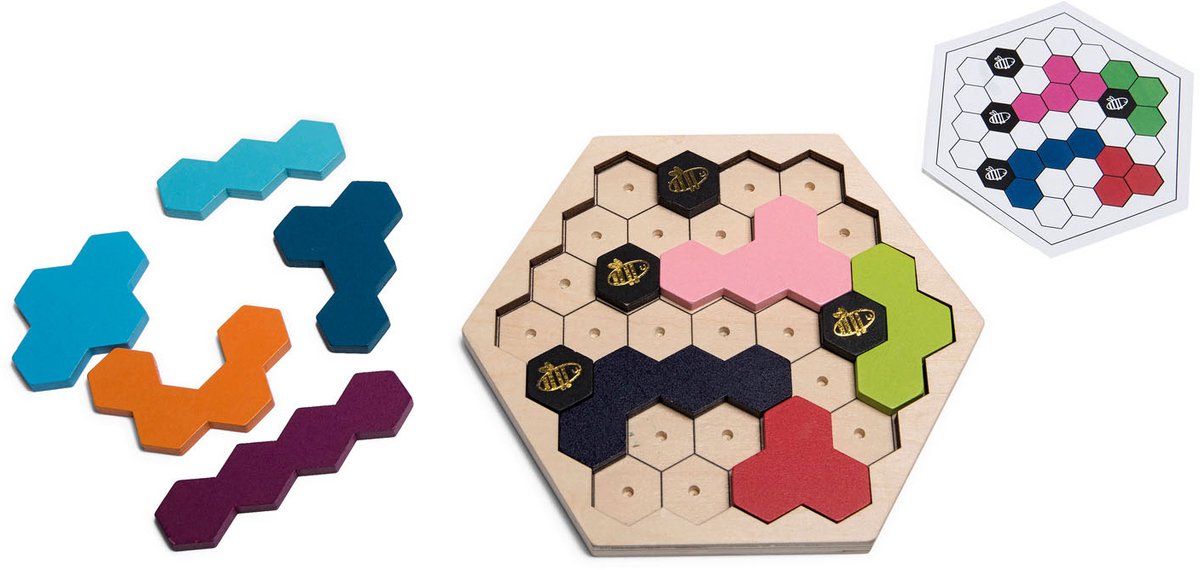 BS Houten Puzzel Spel Bijtjezzz - 43-delig - Hout - Educatief