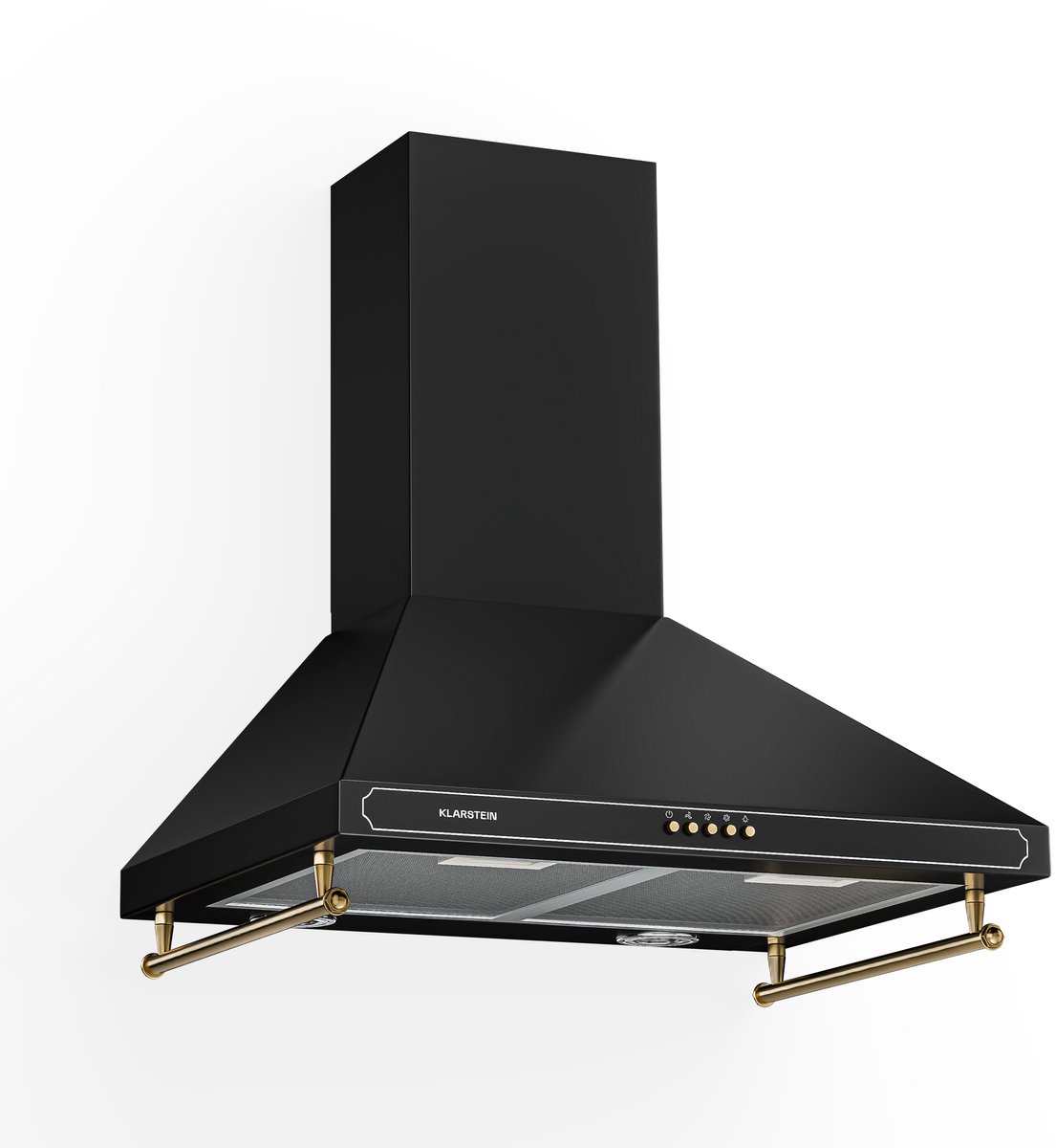 Bol.com Klarstein Afzuigkap Voor De Keuken, Afzuigkap 60 cm, Recirculatie/Afvoer Afzuigkap, Afzuigkap Met Vaatwasserbestendig Fi... aanbieding