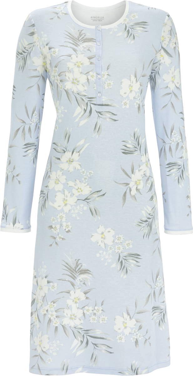 Ringella Pastel Flowers – Nachtkleed – 5511035 – Horizont – Blauw