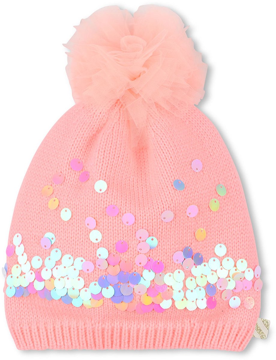 Billieblush - Muts Glitter - Oranje - Maat T2