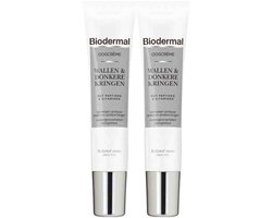 Biodermal Oogcrème Wallen & Donkere Kringen - 2 x 15 ml - Voordeelverpakking