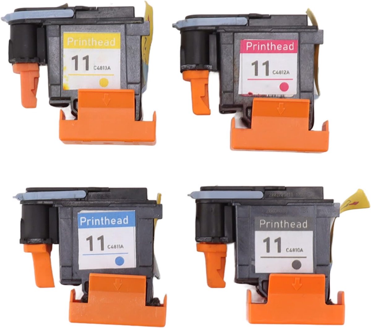 Image of 4 Stuks Printkop Vervanging - H&P Design&jet 100 110 111 500 510 800 813 850 - Duidelijke Resolutie - Soepel Afdrukken in HTML - Contetn Needed .