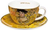 Goebel - Gustav Klimt | Kop en schotel Adele Bloch-Bauer | Porselein - 250ml
