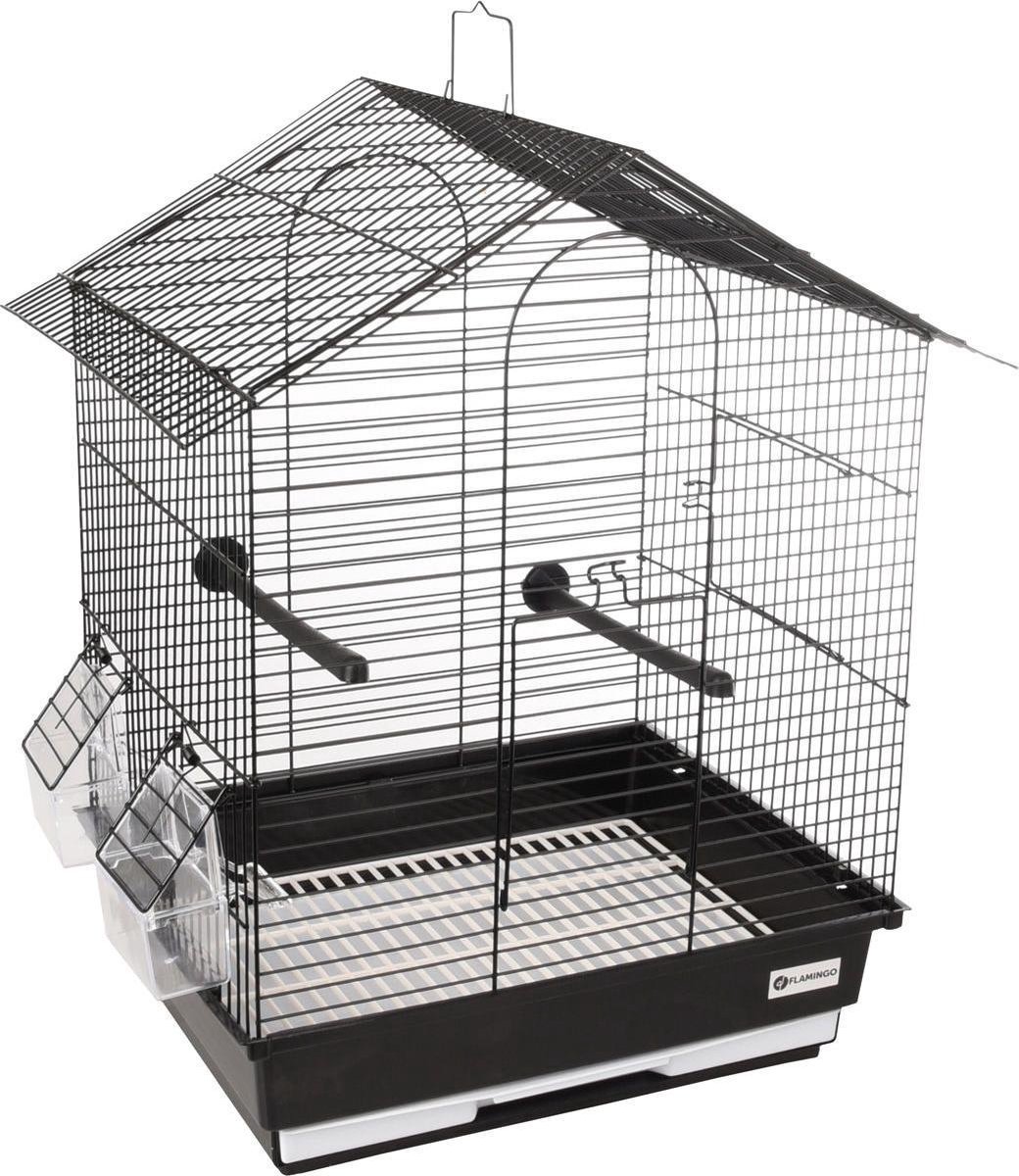 Vogelkooi Nusa Zwart - Zwart - 39 x 31 x 46 cm