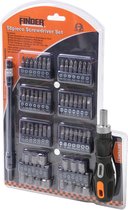 Finder Tools Ratelschroevendraaier & Bits Set 58-delig
