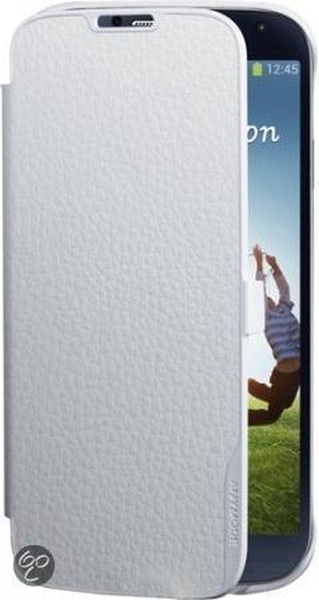 Anymode - Etui Folio Case wit voor Samsung Galaxy S4i9500