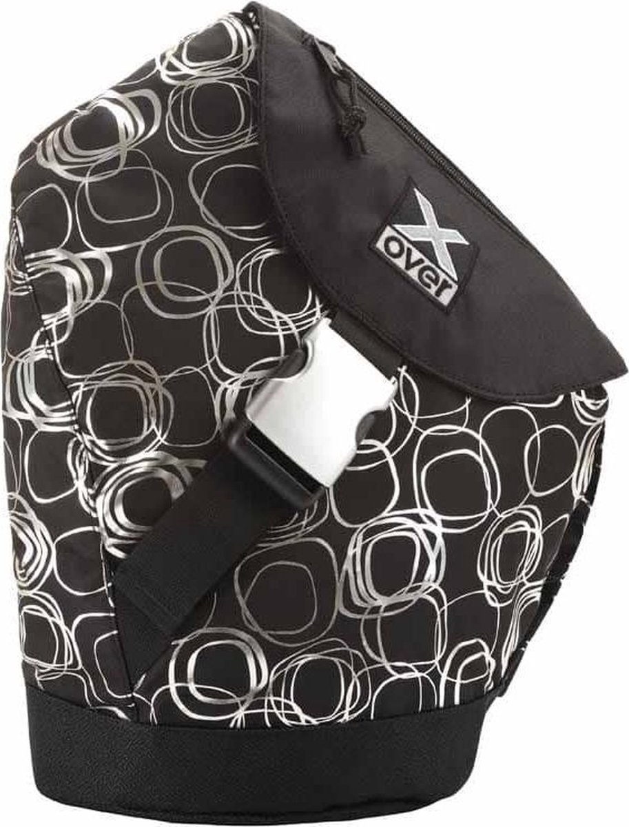 X-Over Rugzak EN VOGUE Silver Blackness maat S