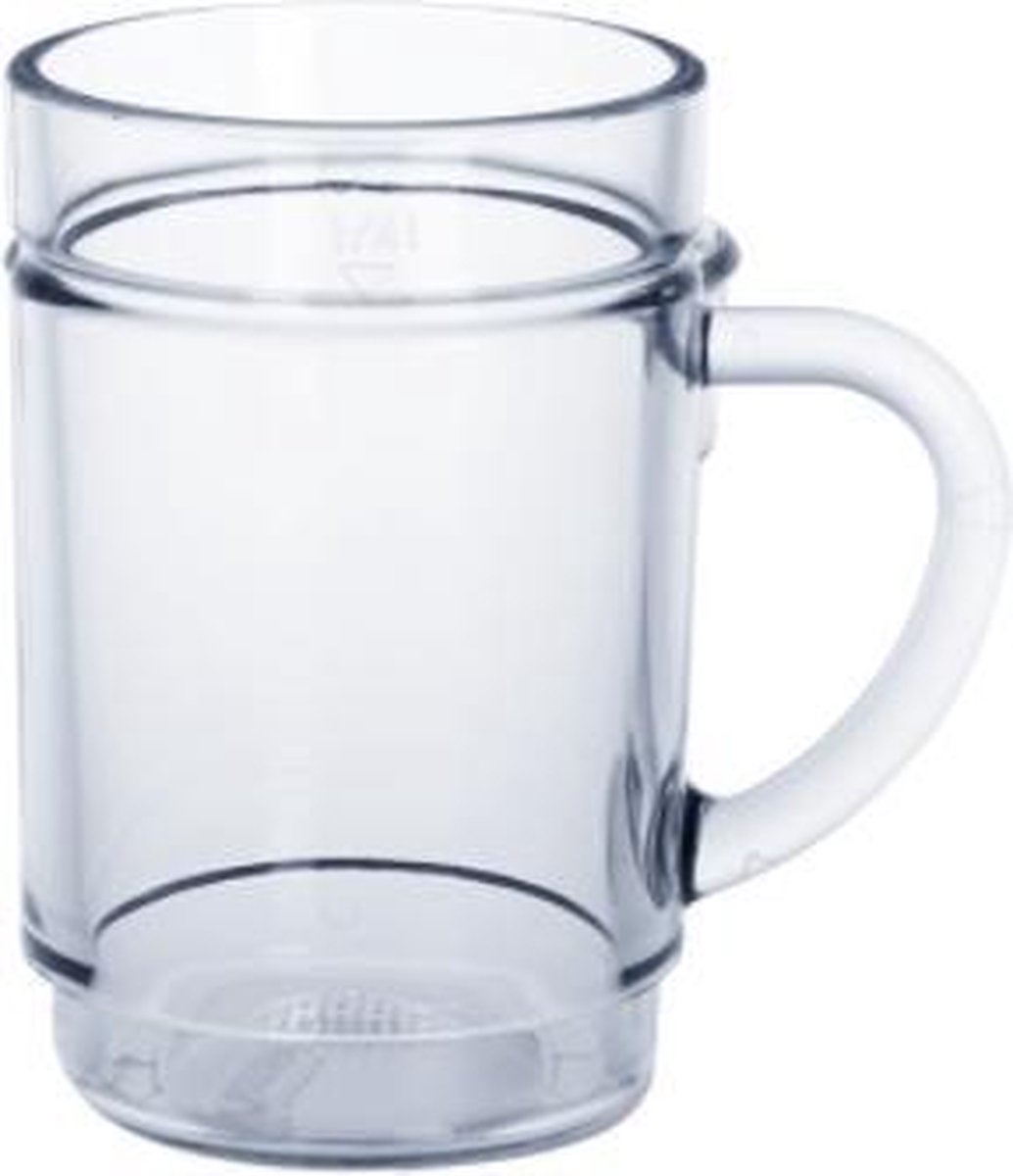 Set 20 Stuks, Spritzer glazen 0,25l, SAN, kristal helder, hoogwaardig kunststof