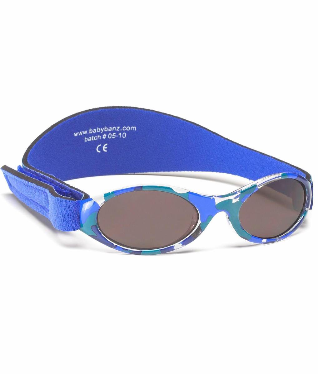 Banz - UV-beschermende zonnebril voor kinderen - Bubzee - Blauw Camo - maat Onesize (2-5yrs)