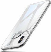 Ultra dun doorzichtig hoesje geschikt voor Apple iPhone Xs Max + glazen screen protector