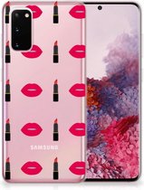 Geschikt voor Samsung Galaxy S20 TPU bumper Lipstick Kiss