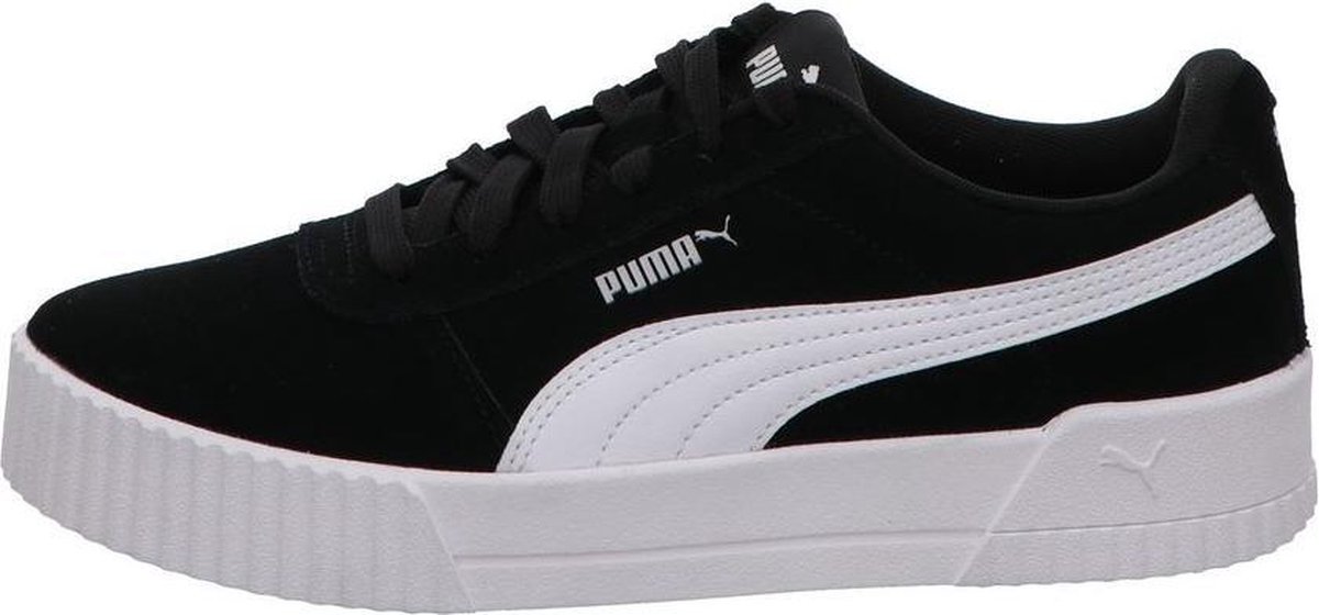 PUMA Carina Sneakers Dames - Puma Black / Puma Black / Puma Silver - Maat  40.5 | bol.com