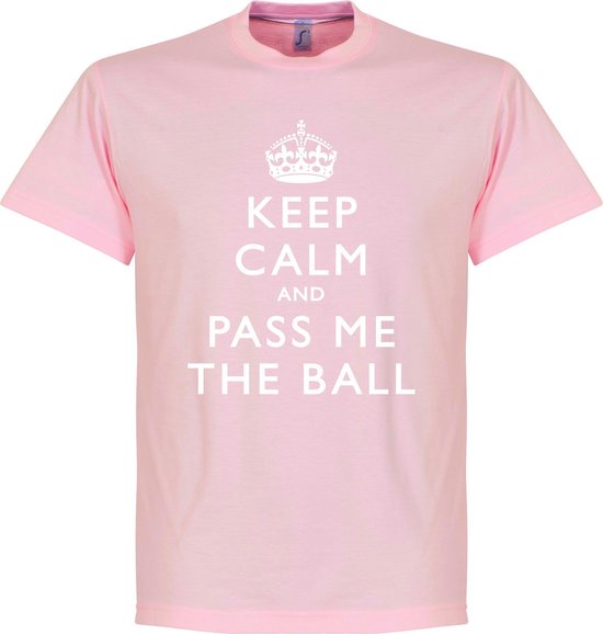 Keep Calm And Pass The Ball T-Shirt - XXL