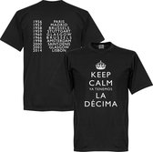 Keep Calm Ya Tenemos La Decima T-Shirt - Zwart - 3XL