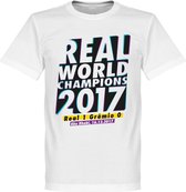 Real Madrid WK 2017 Winners T-Shirt - L
