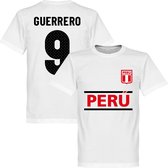 Peru Guerrero 9 Team T-Shirt - Wit - XS
