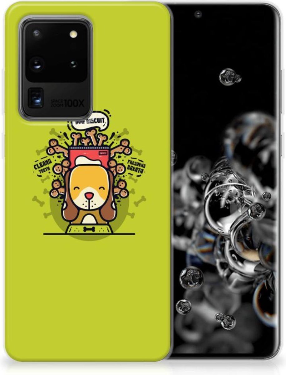 Samsung Galaxy S20 Ultra Telefoonhoesje met Naam Doggy Biscuit