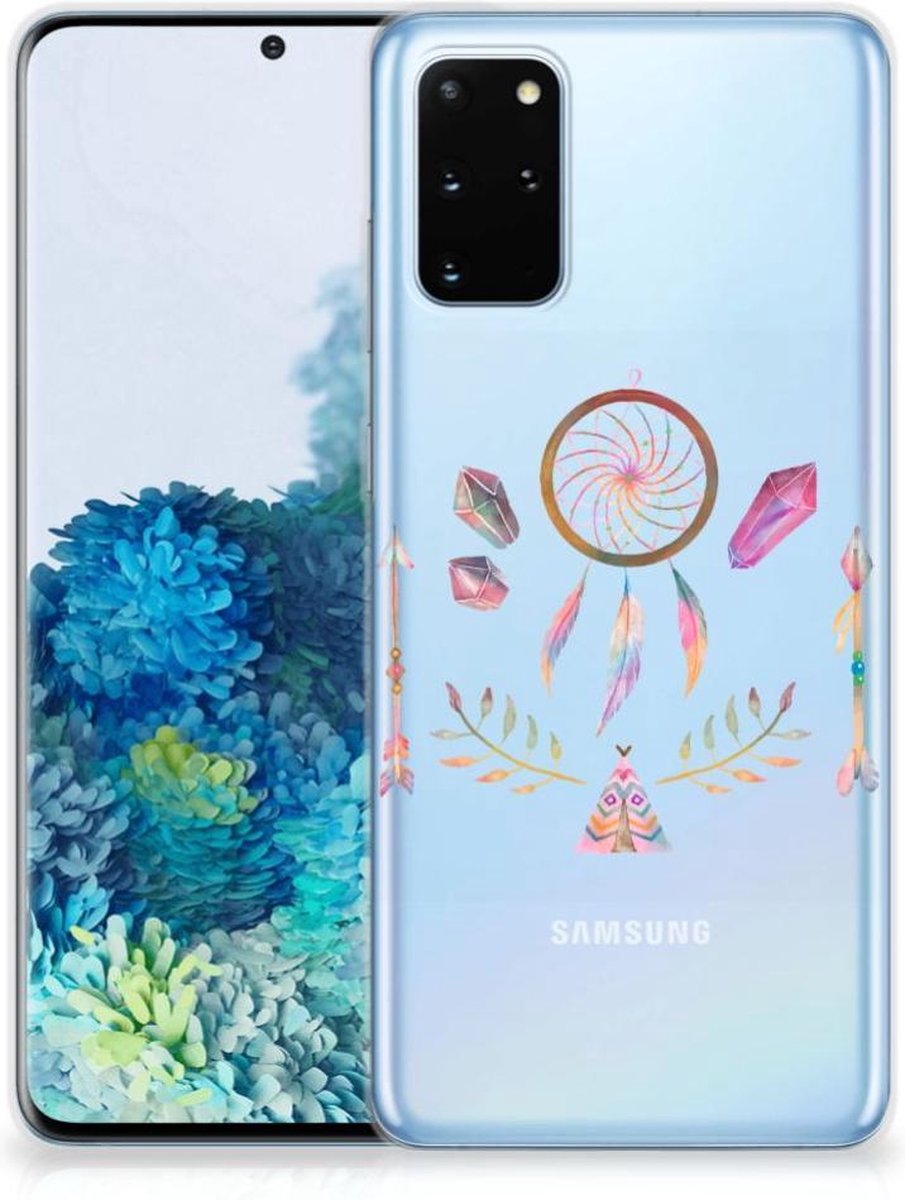 Samsung Galaxy S20 Plus Telefoonhoesje met Naam Boho Dreamcatcher