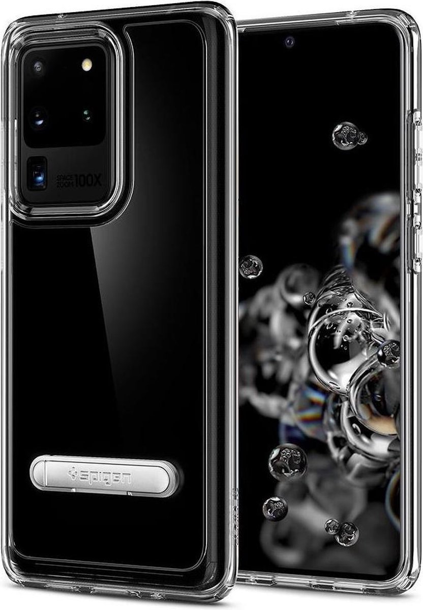 Spigen Ultra Hybrid S Samsung Galaxy S20 Ultra Hoesje Transparant