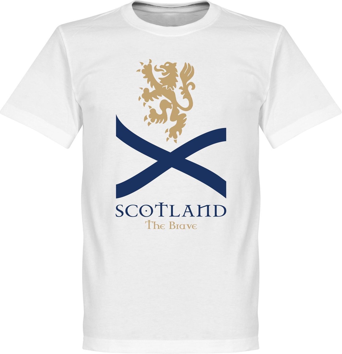 Schotland The Brave Saltire T-Shirt - XXXXL