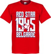 Rode Ster Belgrado 1945 T-Shirt - XXL