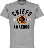 Kaizer Chiefs Established T-Shirt - Grijs - XL