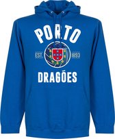 Porto Established Hooded Sweater - Blauw - M