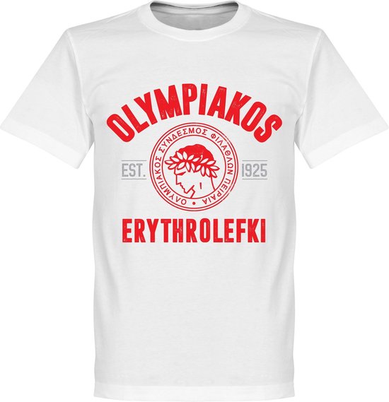 Olympiakos Established T-Shirt - Wit - XXXXL