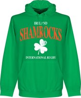 Ierland Rugby Hooded Sweater - Groen - XXL