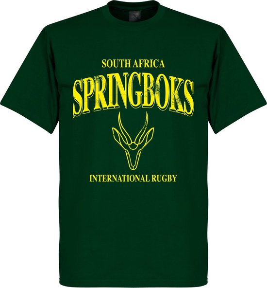 Zuid-Afrika Springboks Rugby T-Shirt - Donkergroen - XXXL