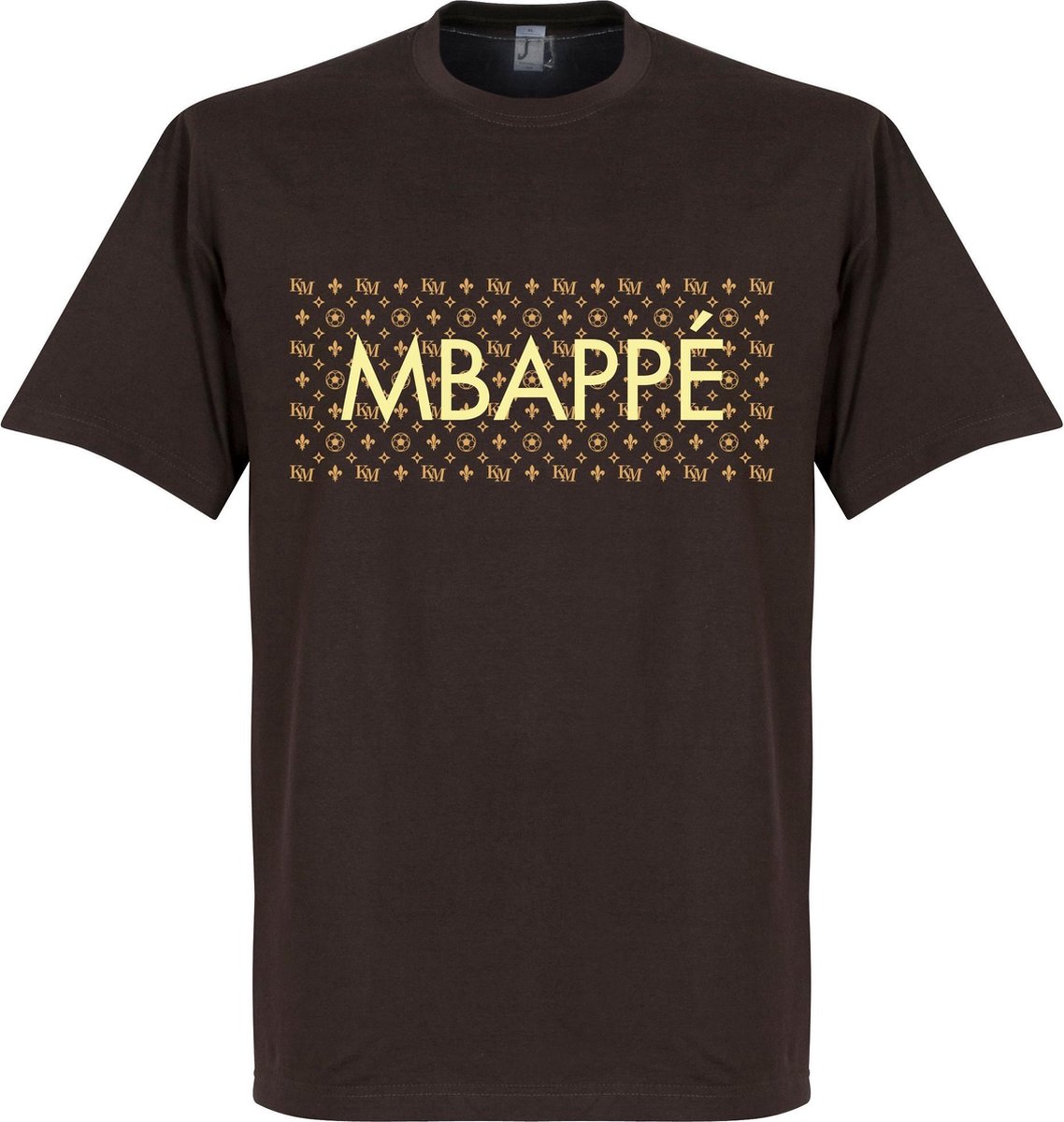 MbappÃ© KM Pattern T-Shirt - Bruin - M