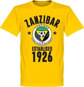 Zanzibar Established T-Shirt - Geel - XXXXL