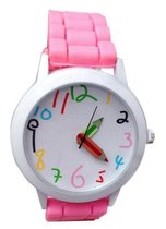 Hidzo Horloge Potlood - Ø 39 mm - Roze - Siliconen - In Horlogedoosje