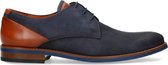Van Lier Heren Veterschoenen - Blauw - Maat 42