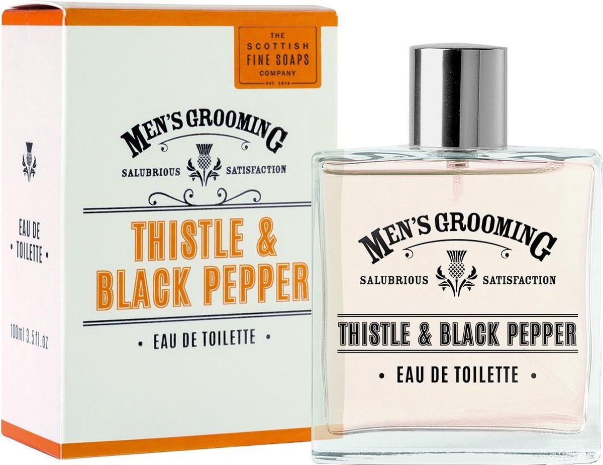 Scottish Fine Soaps Men\'s grooming Thistle & Black Pepper Eau De Toilette Spray 100ml