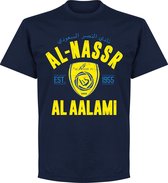 Al-Nassr Established T-Shirt - Navy - XXL