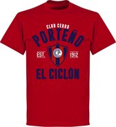 Club Cerro Porteno Established T-Shirt - Rood - M