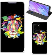 Magnet Case Geschikt voor Samsung Galaxy S20 Ultra Lion Color