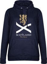 Schotland The Brave Dames Hooded Sweater - Navy - L